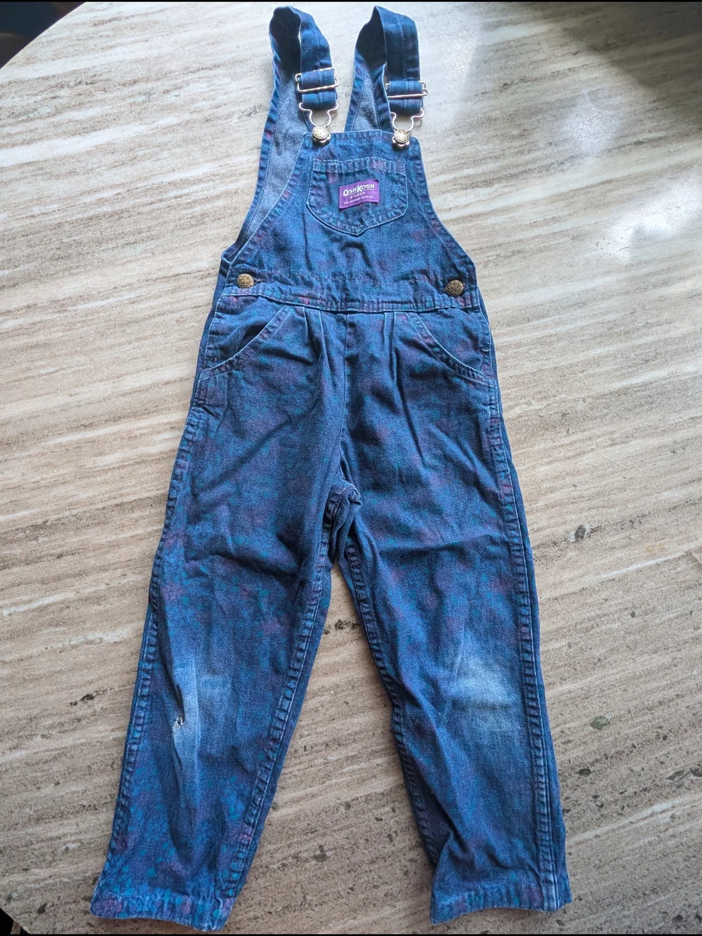 Vintage OshKosh B'gosh Children's Denim Overalls - Blue